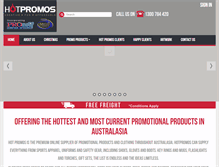 Tablet Screenshot of hotpromos.com.au